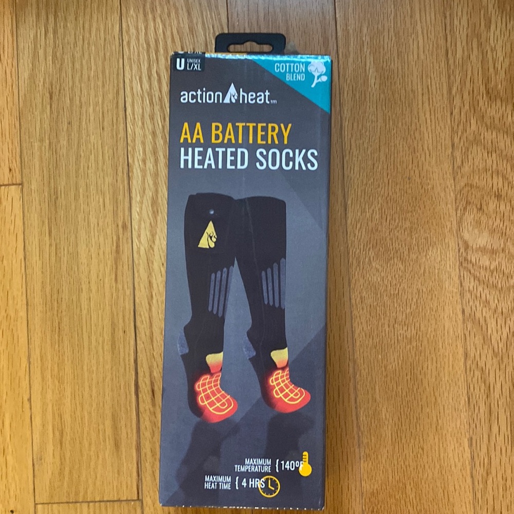 Action Heat Battery Heated Socks